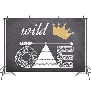 WILD ONE birthday backdrop